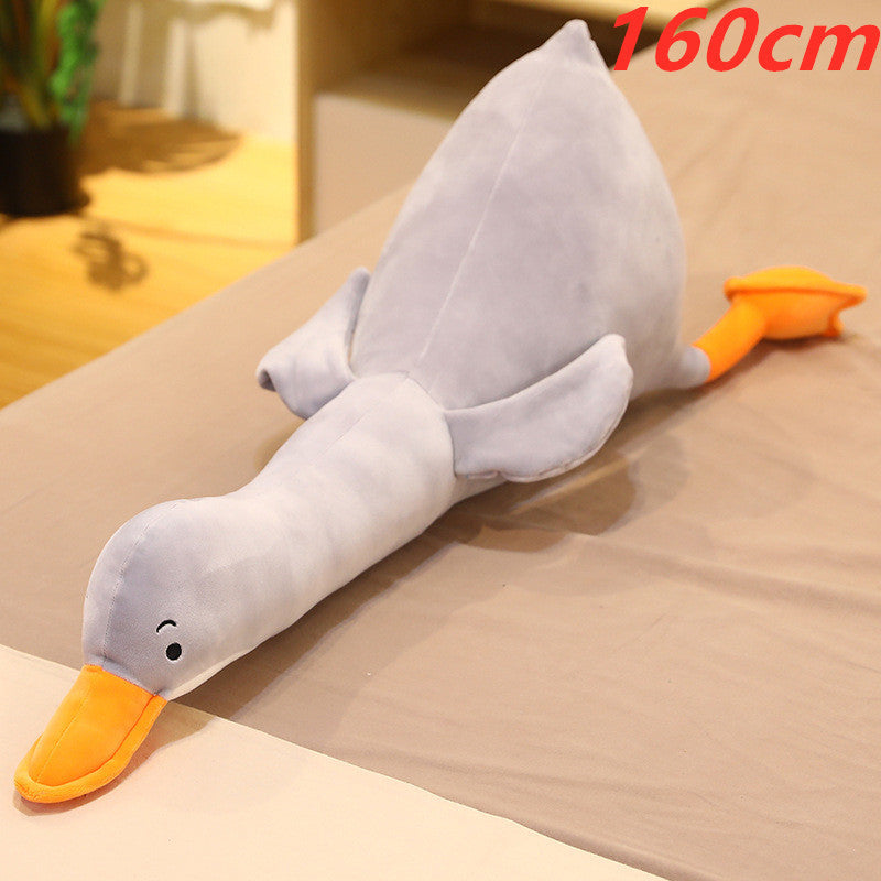 Cross-Border Hot Sale Big White Goose Doll Plush Toy Bed Sleeping Pillow Cushion Girl Child Doll Doll 782b647f 7c7b 4c90 a59e