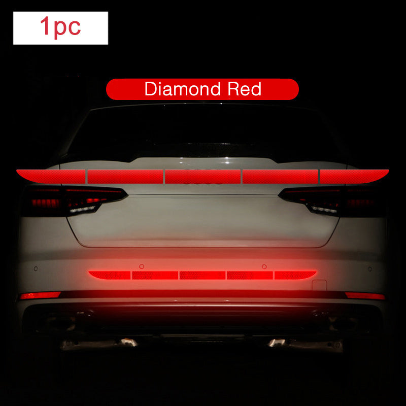 Rear trunk reflective sticker 784745804468