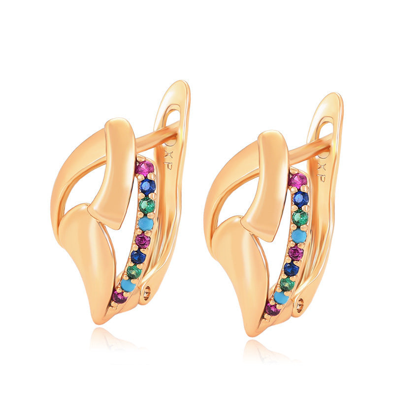 Women's Fashion Graceful Personality Zircon Earrings 7922b746 c073 4b85 b1c2 af312035c70e