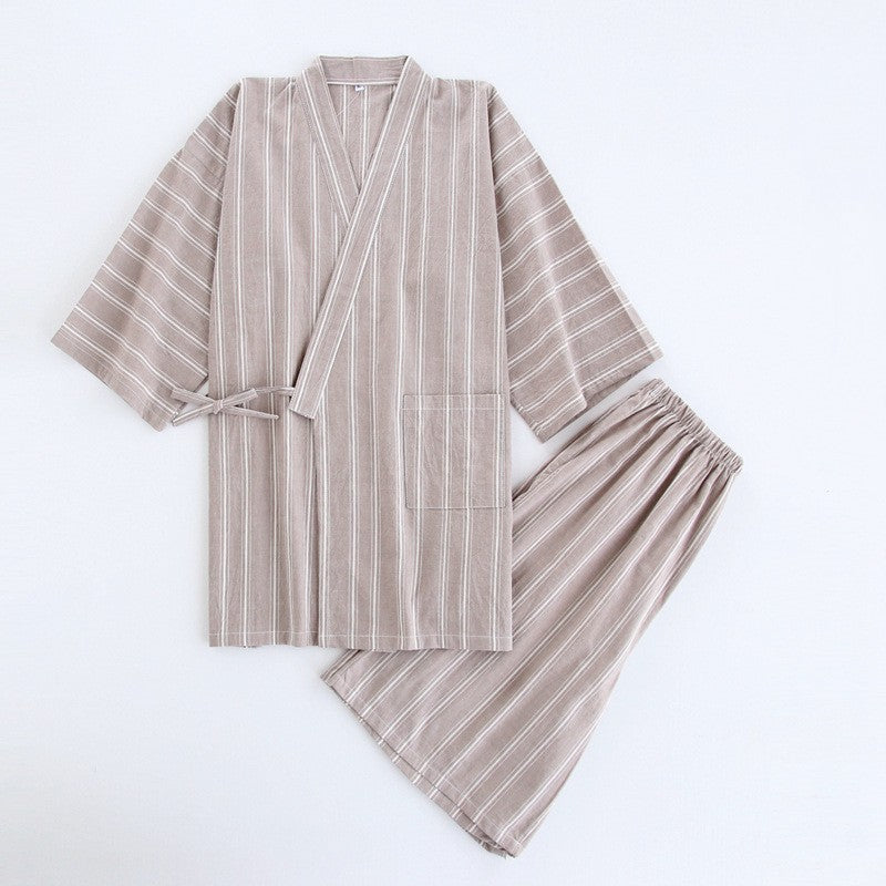 Washed Cotton Thin Striped Pajamas 792d5e1b a938 4f4d a846 015175cab750
