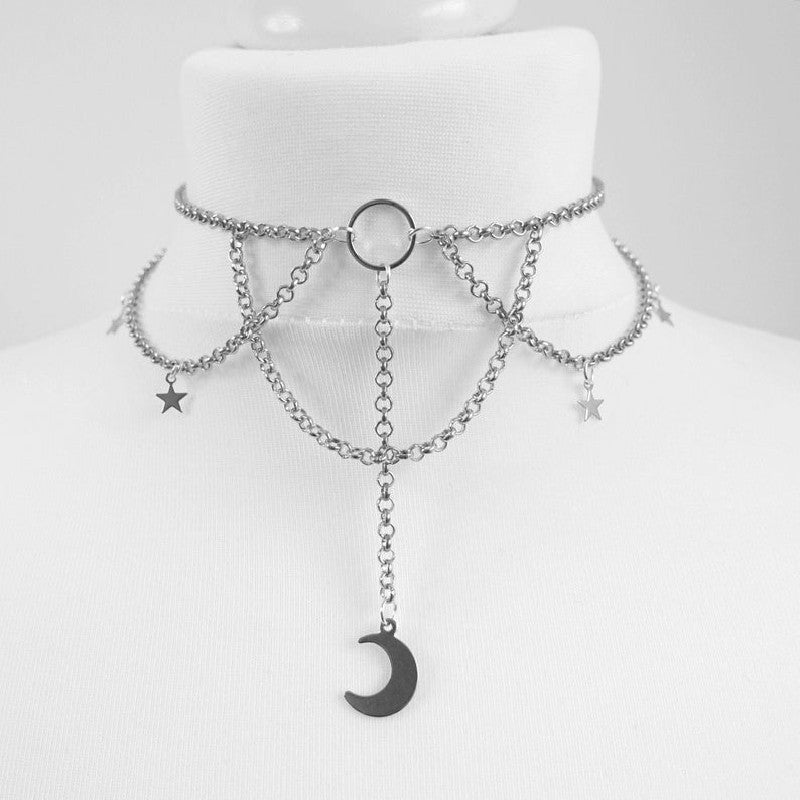 Lady Moon Star Cute Pendant Fashion 793d51fb 8b98 4b98 b6c6 1a7ec646b797