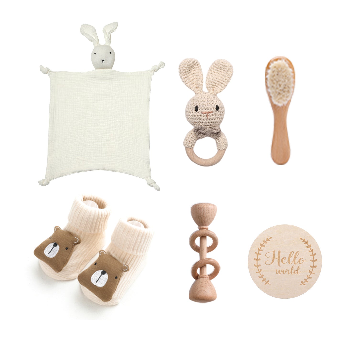 Infant Comfort Rattle Rabbit Bath Towel Gift Set 79da84d6 c9a6 4520 84a9 7cbcc1919b3e