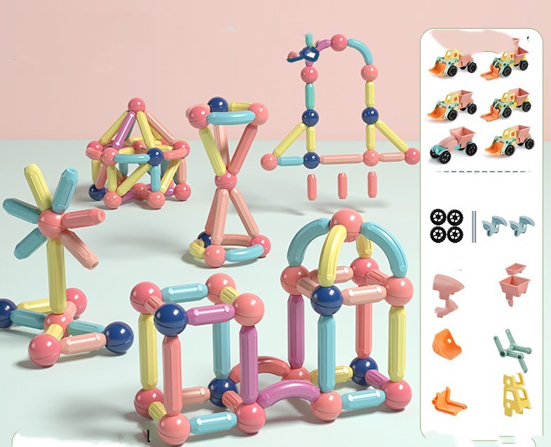 Magnetic Rod Children's Assembled Building Blocks Toys 7aba9e52 023c 4f73 ac51 ee44ff32ae8f