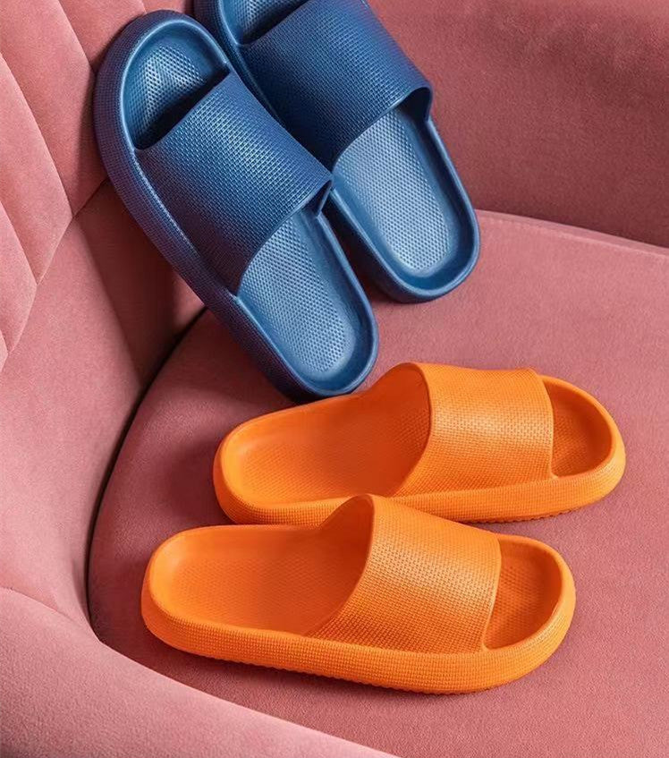 New Household Foot Feces Slippers Female Bathroom Bathing Couple Home Sandals And Slippers Male Summer Outer Wear Thick 7b21b