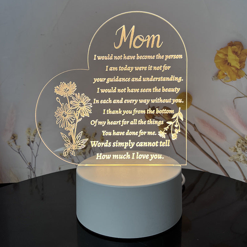 Creative 3D Night Heart Shaped Blessing Language USB Small Table Lamp 7bb6bf4a 2441 429a 84a7 0f87c7244a1c