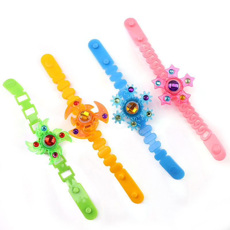 Luminous LED Light Fidget Spinner Hand Top Spinners Glow In Dark Light EDC Figet Spiner Finger Stress Relief Toys Kid's Brace