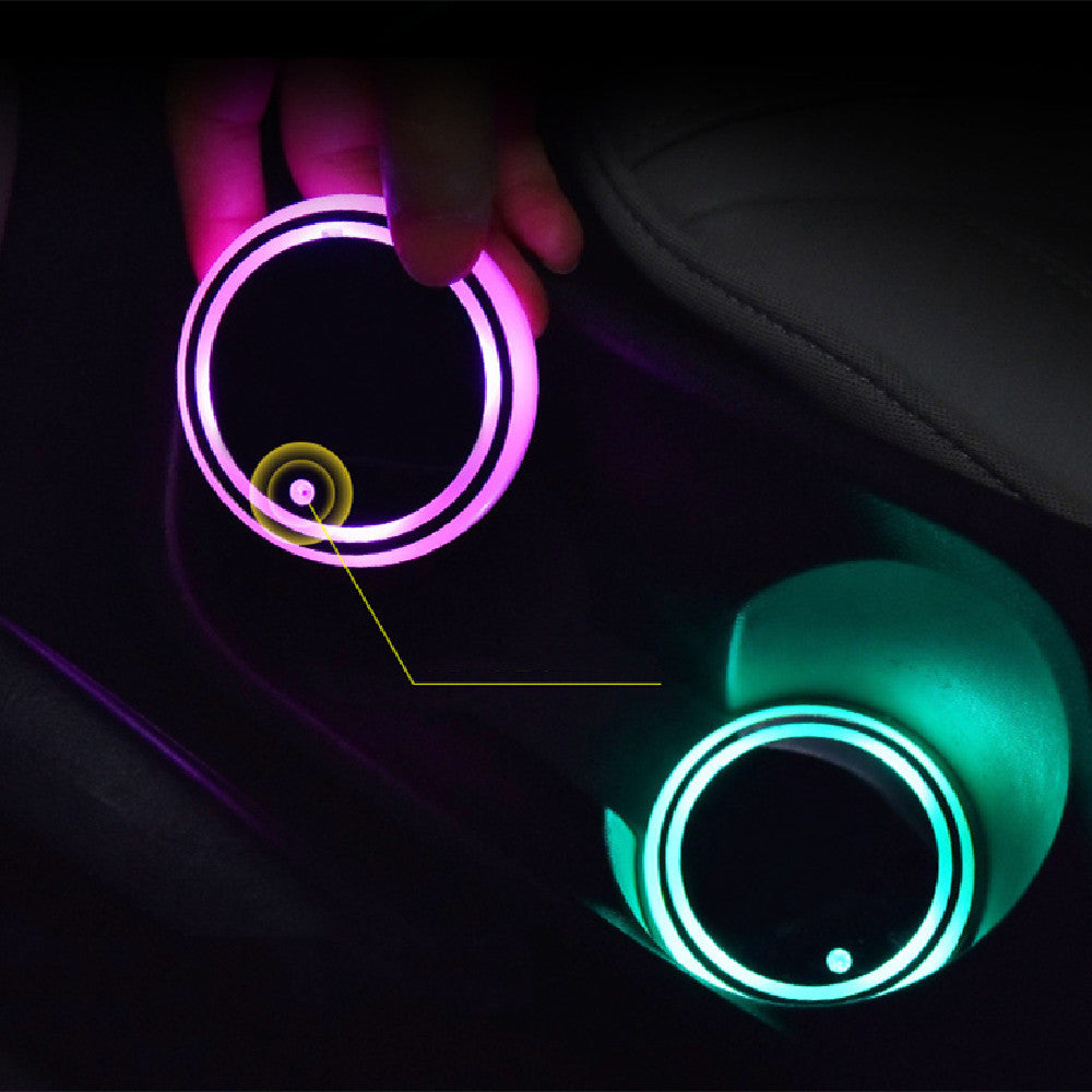 Car LED Luminous Water Cup Pad 7bec1e68 3b8e 4a63 9d70 28683dacc7c4