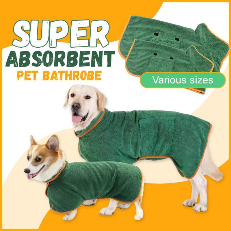 Absorbent Pet Bathrobe With Waist-wrapped Microfiber 7bf94ffd 010d 4e19 a379 94191ead6706