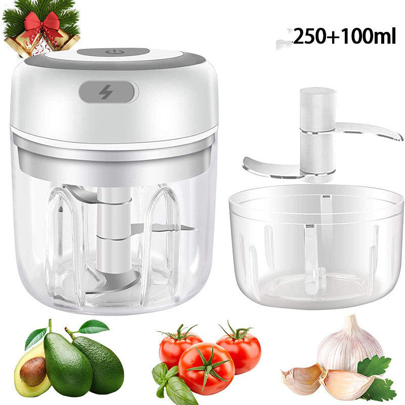 Mini Electric Garlic Chopper USB Charging Ginger Masher Machine Sturdy Durable Chili Vegetable Crusher Kitchen Tool 7c222f74
