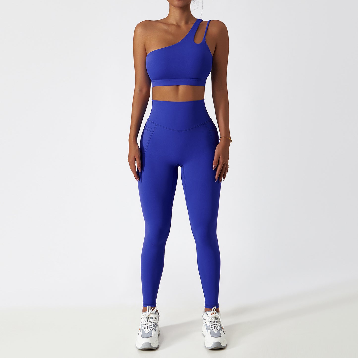 Quick-drying Tight Yoga Clothing Women's Pocket Running Sports Suit 7c4cd72a d2c2 44ae 9bb4 50bc490d4932