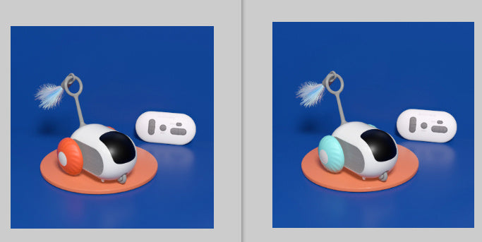 Remote Control Interactive Cat Car Toy USB Charging Chasing Automatic Self-moving Remote Smart Control Car Interactive Cat To