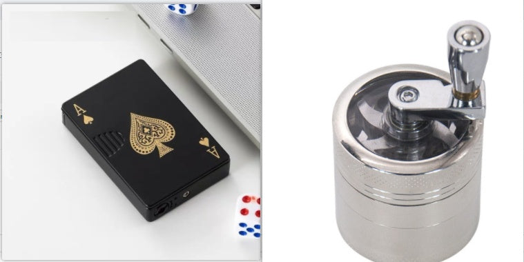 Creative Personality Cool Playing Cards Inflatable Electronic Windproof Lighter 7e735351 47f3 4601 821c 3ce87396a764