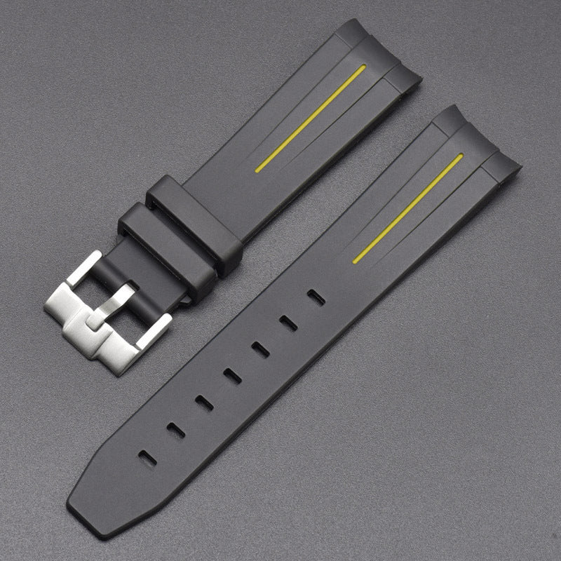 Mercury Arc Rubber Watch Strap Men's And Women's Waterproof 20mm 7eab3a16 c207 45f8 bb5e 6d1e91721b19