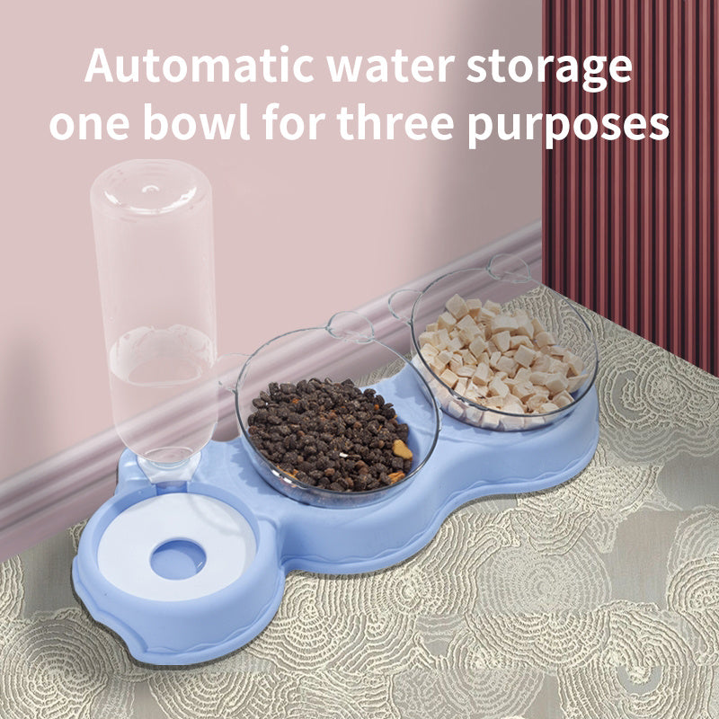 Pet Supplies Cat Double Bowl Automatic Drinking Water 7ec372c7 c09b 445e a682 8b360e3801c4