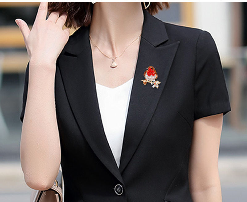 Fashion Alloy Bird Animal Brooch With Diamonds 7fc1476b cffe 418b b8c7 f60e63de1941
