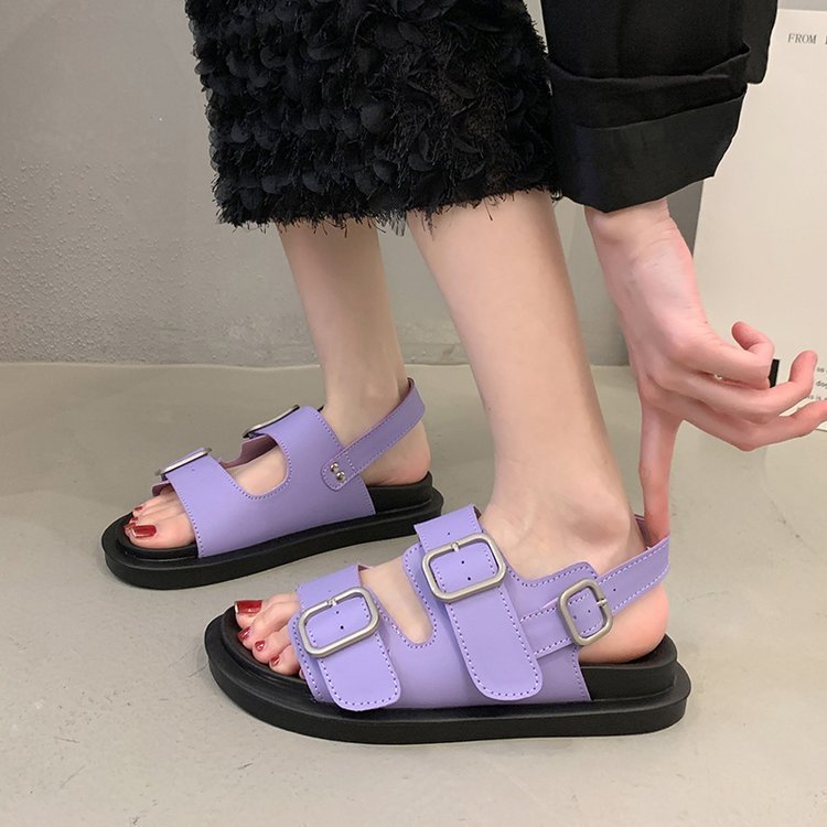 Women's Summer Outdoor Soft-soled Double-strap Platform Sandals 7fecd4d4 fe64 40e7 9fb0 46cec0843560