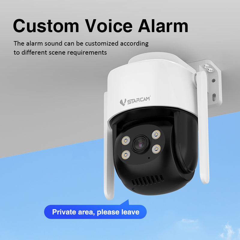 STARCAM C622: The All - in - One Outdoor Waterproof PT Network Camera with WiFi 6 8