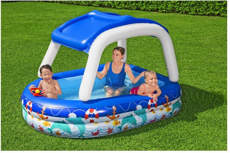 Boat Type Sunshade Pool Children's Paddling Pool Swimming Pool 8028f691 f533 4fd3 aa08 85956789ff5e