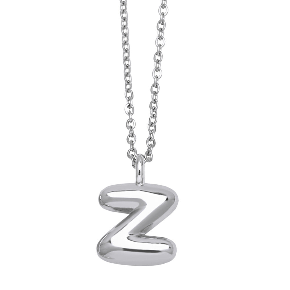 Copper Plated Gold 26 English Letters Pendant Necklace Niche Personality Clavicle Chain 80697e29 338d 4aa3 a65a d63504d67dca