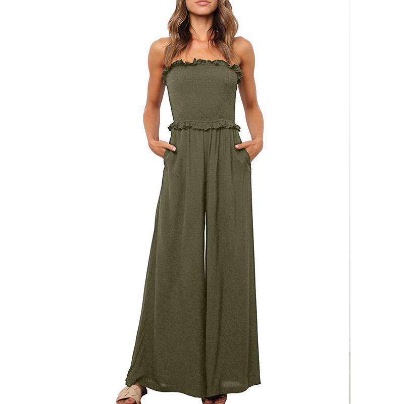 European And American Leisure Loose Sleeveless Jumpsuit 807dfc74 e9f3 46fc 971c 099831f71a7f