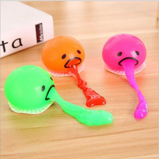 Puking Ball Brother Egg Yolk Pinch Vomit Spoof And Play Tricky Toys 81207071940