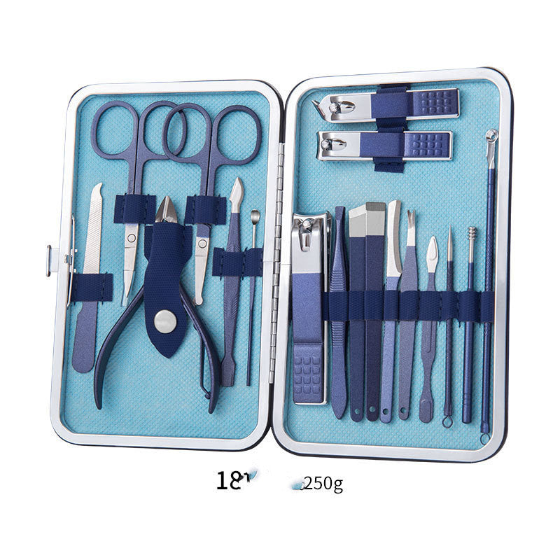 Professional Scissors Nail Clippers Set Ear Spoon Dead Skin Pliers Nail Cutting Pliers Pedicure Knife Nail Groove Trimmers 81
