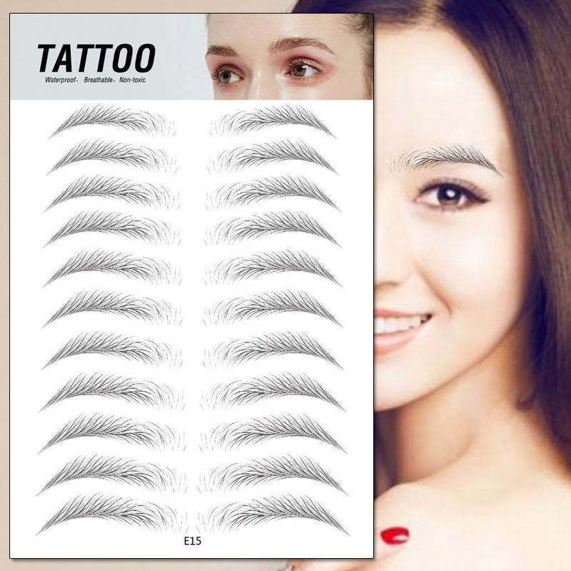 3D Waterproof Semi-permanent Eyebrow Stencil Stickers - HD Wireless Product #10