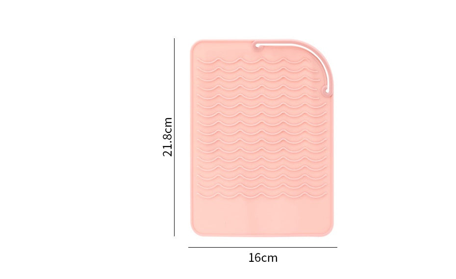 Curler Portable Hair Straightener Curler Silicone Storage Heat Proof Mat 8144e89f 973f 4d44 91c1 00b5d27ca588