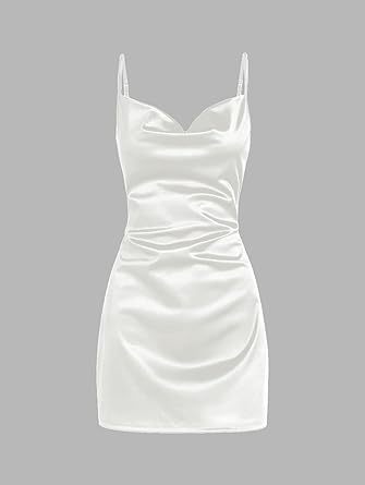 Strap Satin Backless Lace Up Dress Summer Sexy Elegant 8149f122 6fe4 4b93 8535 852d99579af6
