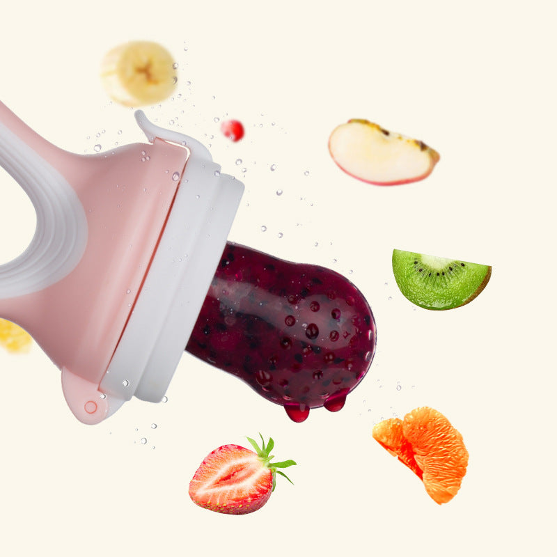 Fruit Food Nibbler for Babies Baby Food Bite Bag Fruit Vegetable 815274473582