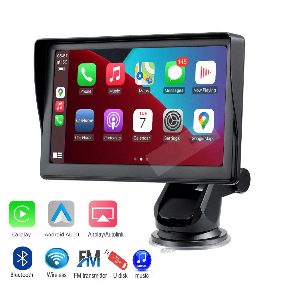7 IPS Car Smart Screen Wireless Carplay Auto Mobile Phone Projection Screen Navigation - HD Wireless Product #1