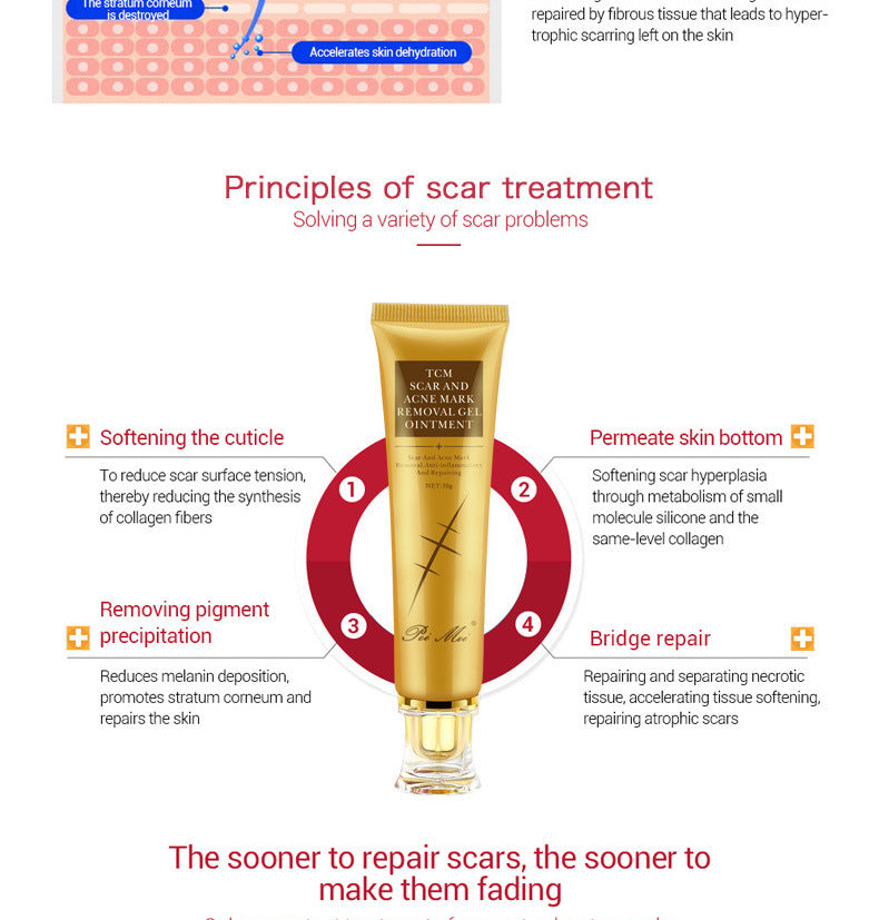 Light Scar Cream Scar Fine Grain Desalination Skin Care Products 822916723983