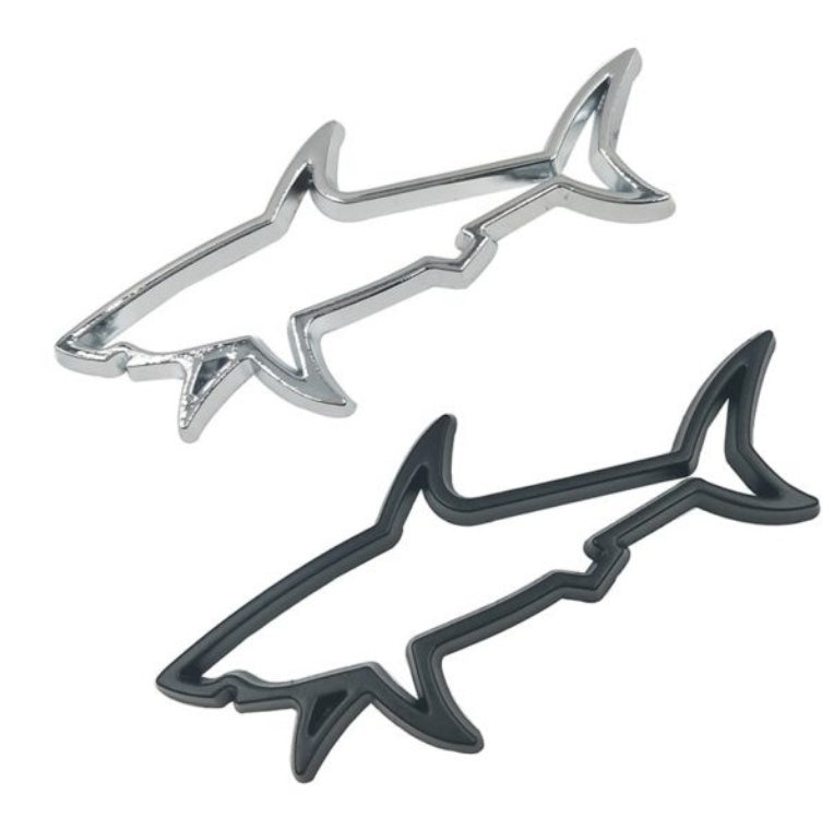 Personalized Hollow Shark Metal Decorative Label 82fd2245 15ed 4f9a 9155 b549874afde3