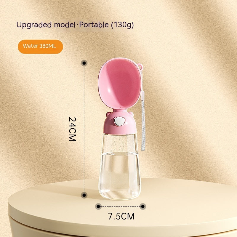 Portable Dog Water Bottle Food And Water Container For Pet Pets Feeder Bowl Outdoor Travel Drinking Bowls Water Dispenser 833
