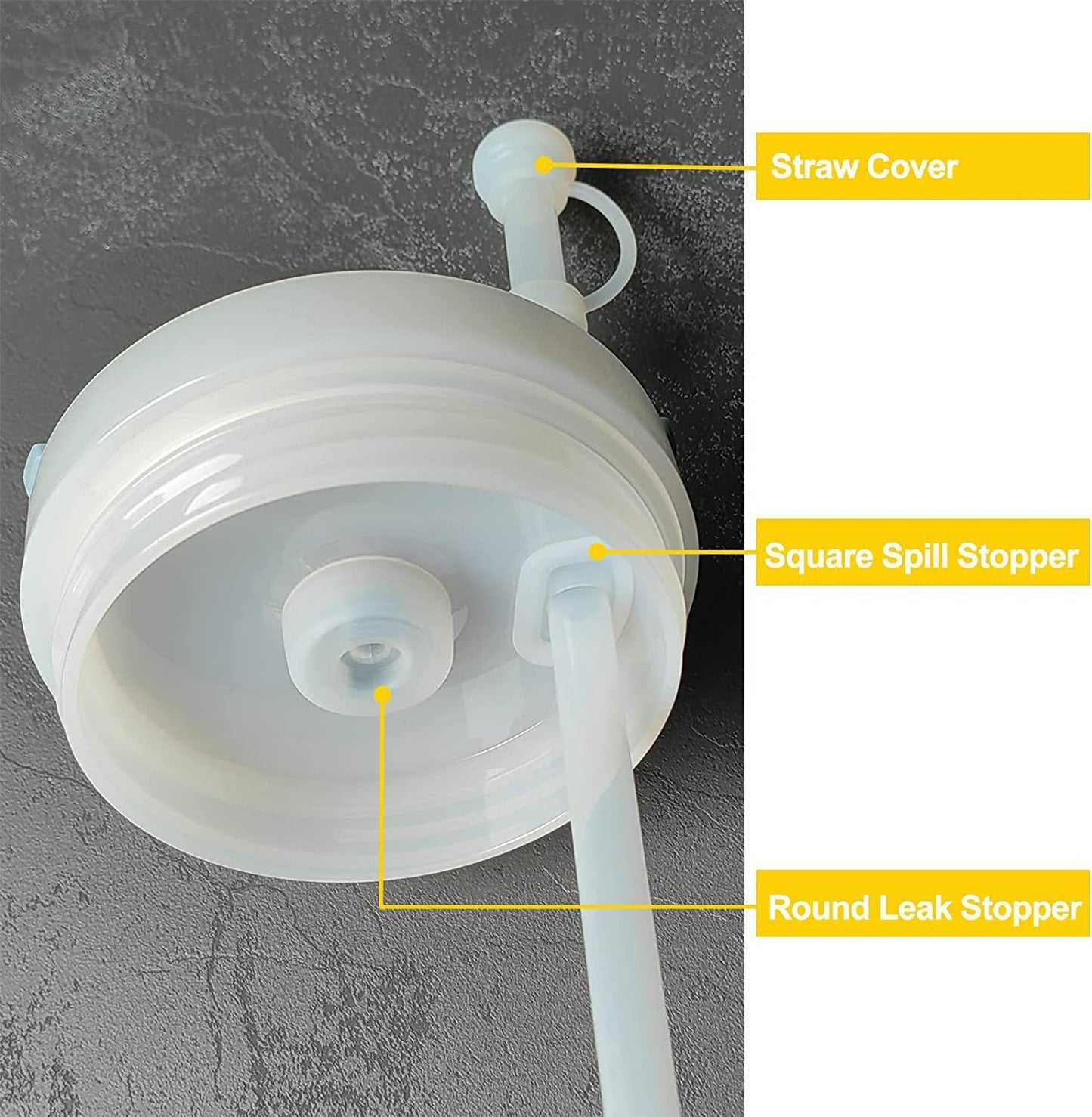 Silicone Straw Plug Silica Gel Cup Cover Leak-proof Plug Anti-overflow Plug 83442e24 0b49 4df4 b4f4 bea9f6dc0fc9