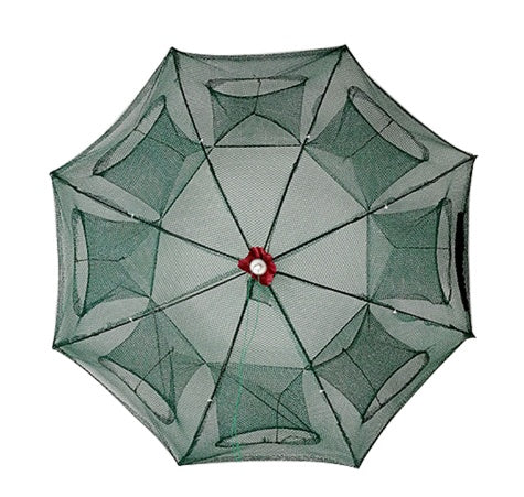 Strengthened 4-20 Holes Automatic Fishing Net Shrimp Cage Nylon Foldable Fish Trap Cast Net Cast Fold Crab Trap Fishing Netwo