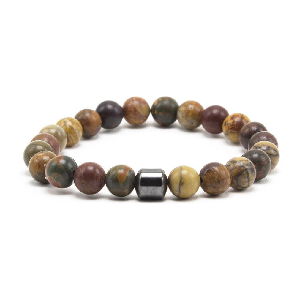 Volcanic Rock Tiger Eye Bead Bracelet 8382c2b4 b1ca 4778 a4f7 5d51584ca9b1