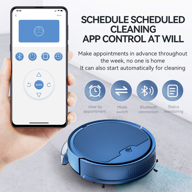 Intelligent Sweeping Robot Large Water Tank Mobile App Remote Control Planning And Cleaning Line Low Noise 2000 Pa Large Suct