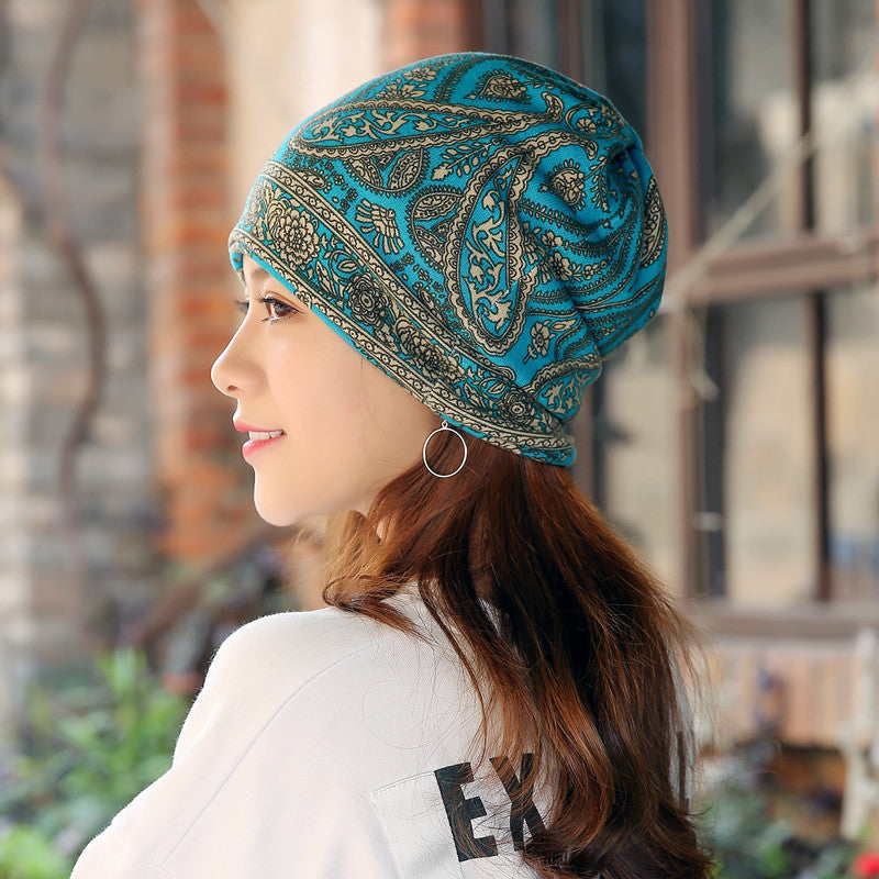 Head Ethnic Wind Series Korean Cashew Flower Bun Head Hat 839e8012 10d7 430e 95c0 50d012cb3d9b