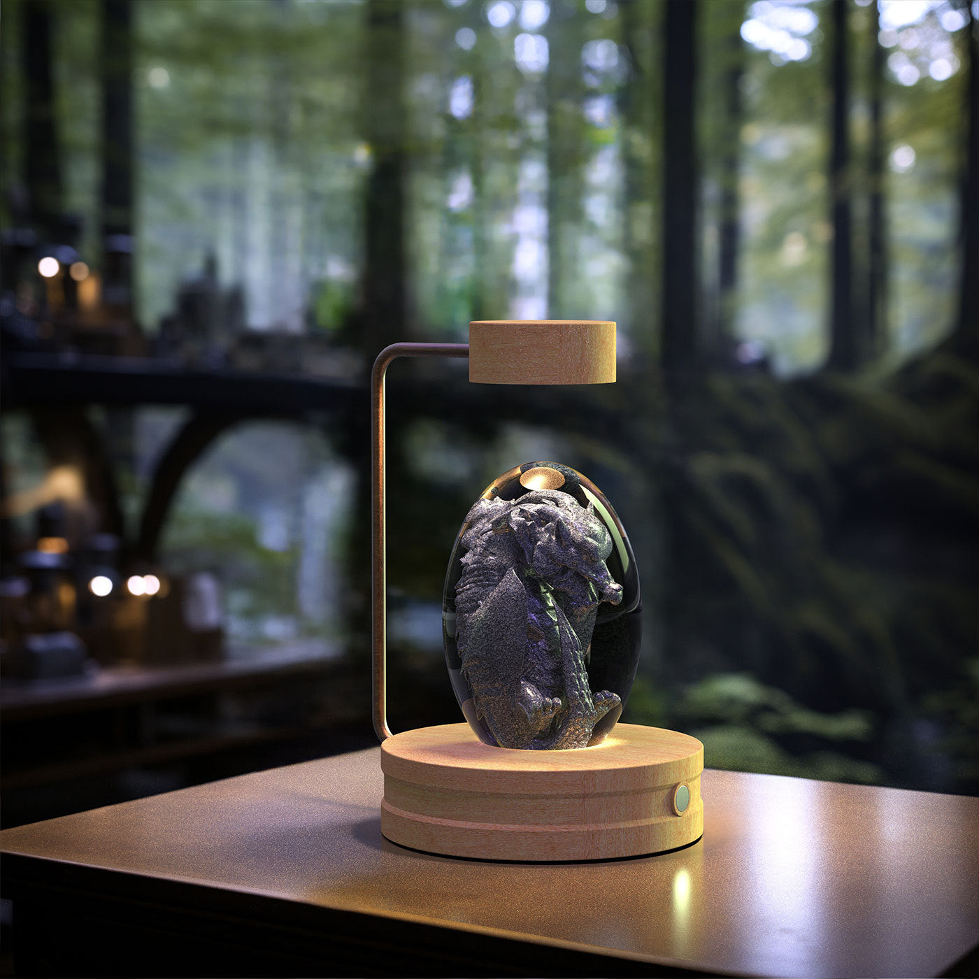 Crystal Ball Cosmic Dinosaur Indoor Night Light USB Power Warm Bedside Light Birthday Gift Night Lamp 83f69402 e683 4051 bf1c