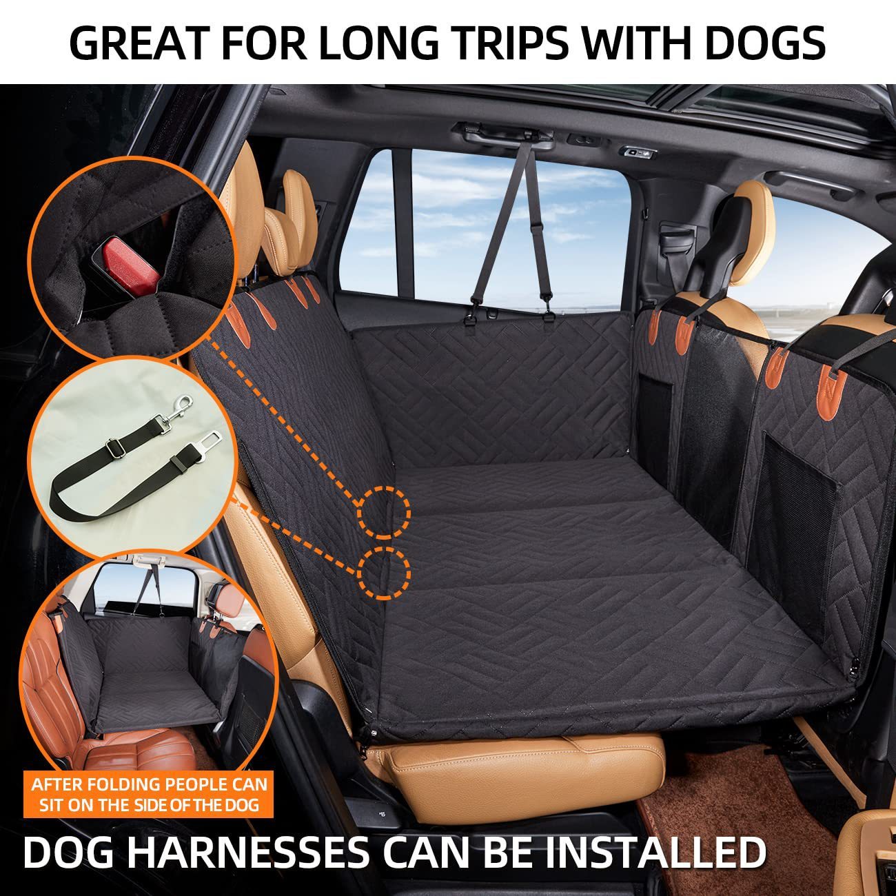 Load-bearing Lengthened Vehicle-mounted Pet Mat Travel Dog Hammock 840eafc7 2ac3 40fa 9d3b 0a84772d709f