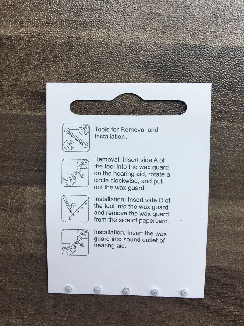 1 Card Wax Guard for CIC Hearing Aid - HD Wireless Product #4