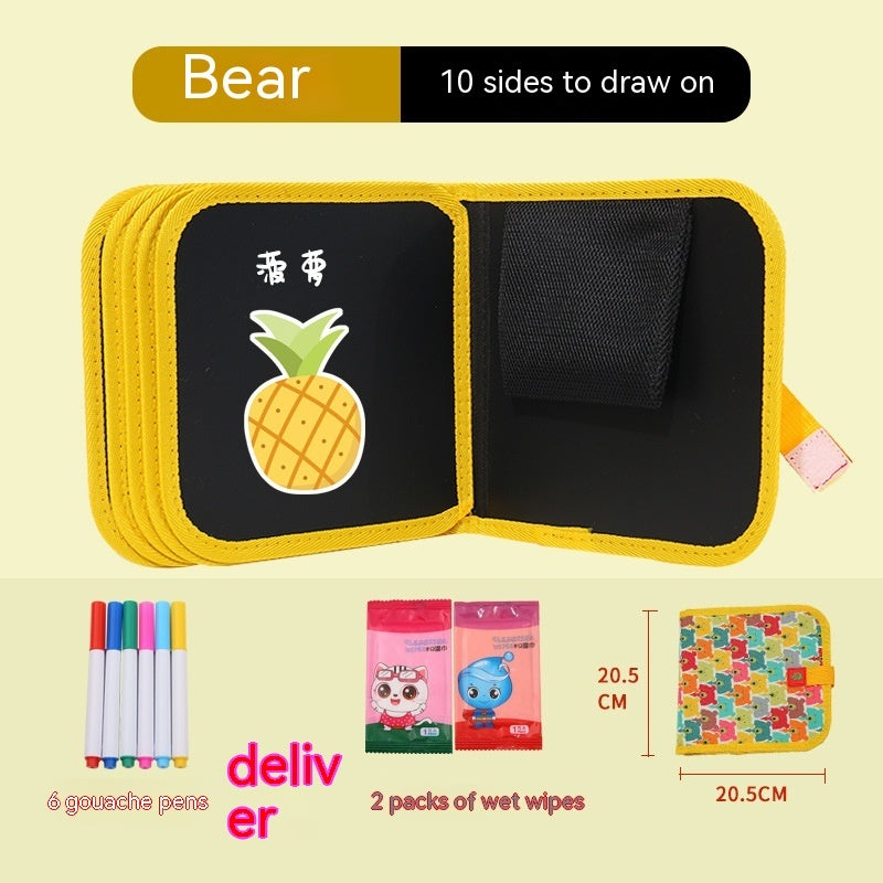 10-sided Children's Early Education Picture Book Double-sided Graffiti Drawing Board - HD Wireless Product #18