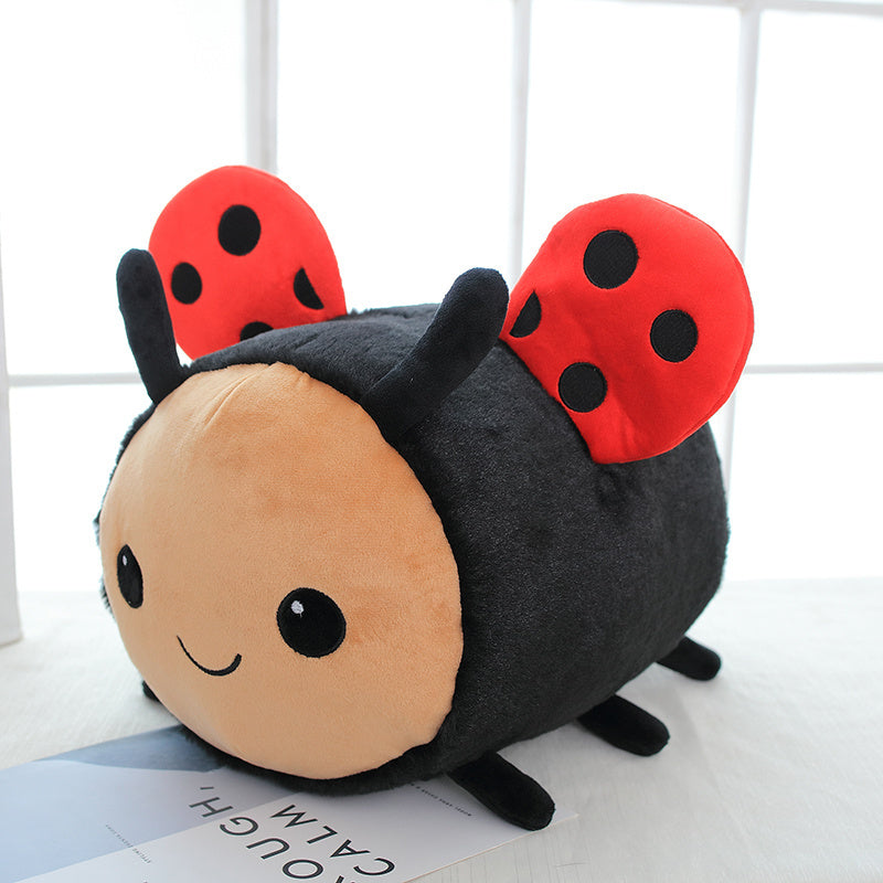 Cartoon bee ladybug plush toy 843948148915
