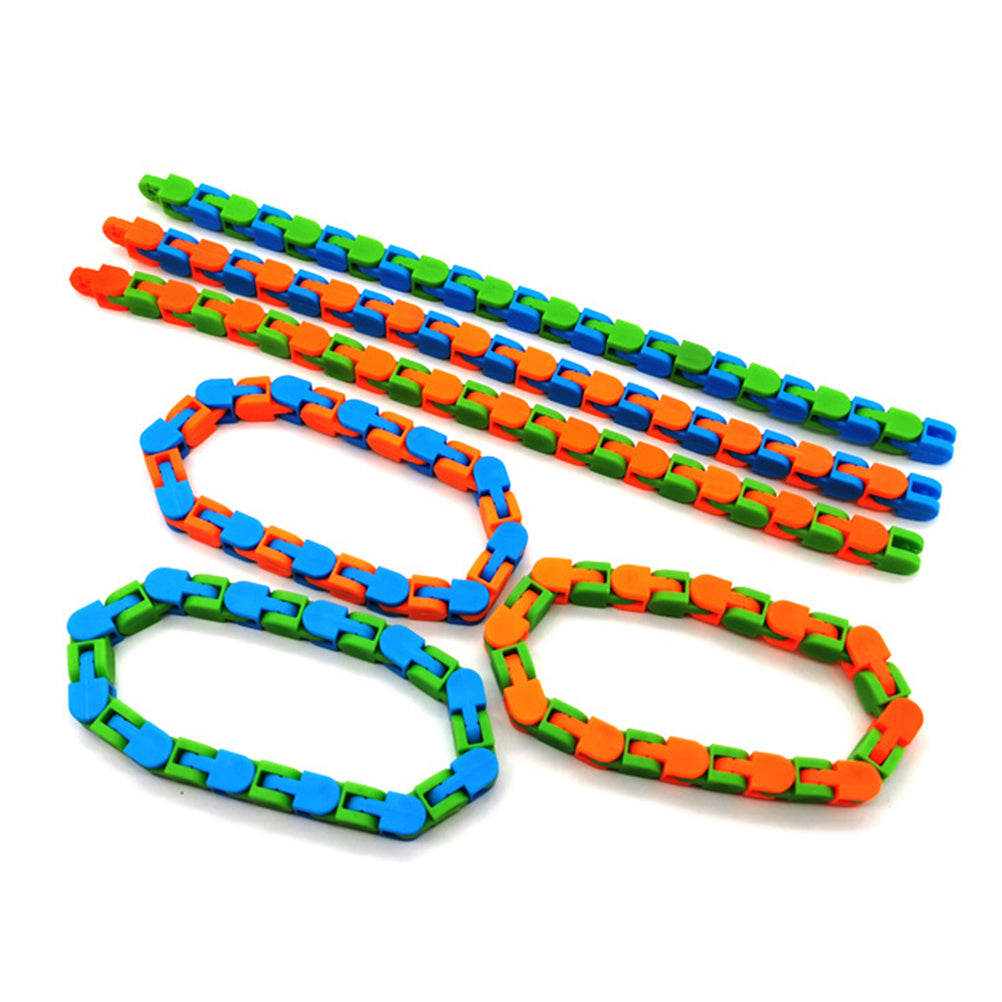 Funny Fidget Chain Anti Stress Toy for Adult Bike Chain Fidget Bracelet Puzzle Educational Toys 847235546798