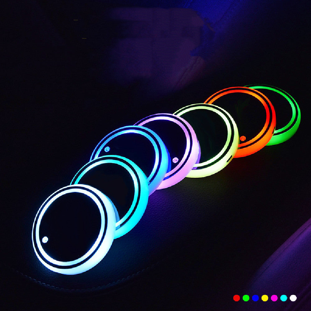 Car LED Luminous Water Cup Pad 849cf942 6ef2 4dc9 a0f7 49a520c8767b
