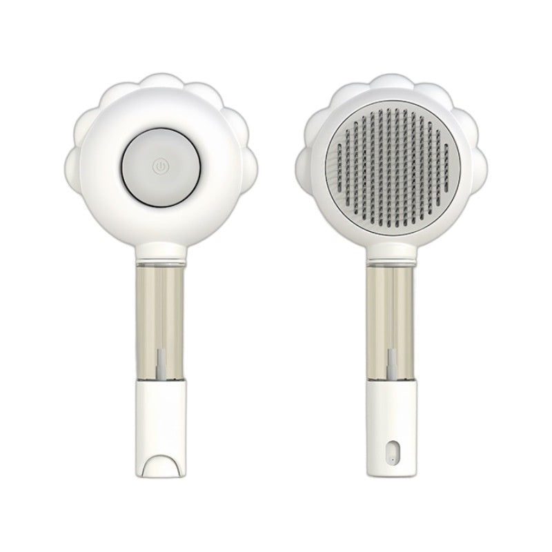 2 In 1 Self Cleaning Dog Brush Comb With Spray Pets Grooming Hair Remover Combs Brush Floating Hair Pet Grooming Brush Pet Products - HD Wireless Product #6
