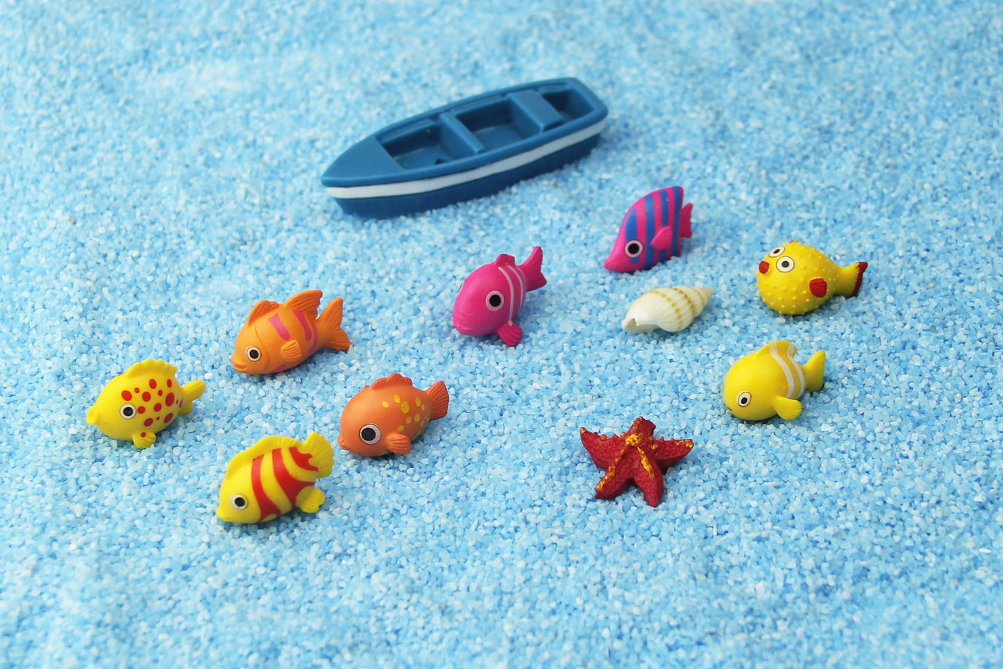 Fish Tank Waterscape Plastic Decoration Crafts Creative Fish Keychain Cartoon Fish DIY Micro Landscape Aquarium Decoration 85