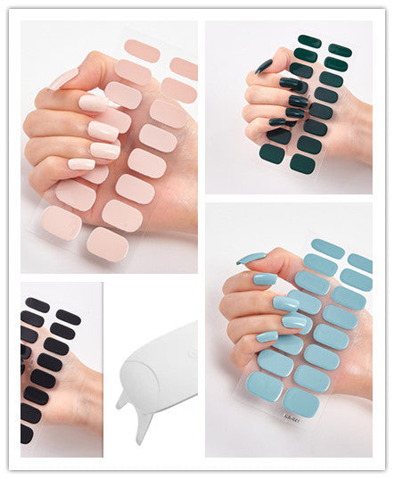 Waterproof and Long Lasting Nail Stickers Letter Color Nail Stickers Full Stickers 85690d9e cea4 41e8 9d30 7aa7c233a700