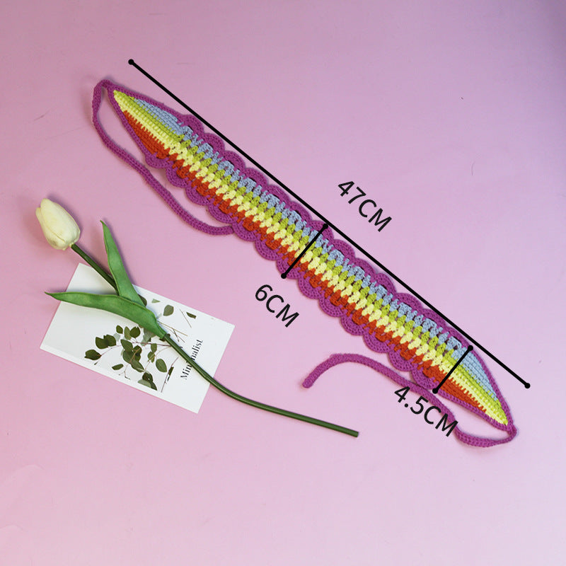 All-matching Triangular Binder Knitted Hair Band 85a50d2e f46a 4406 aed1 6c81cee77e57